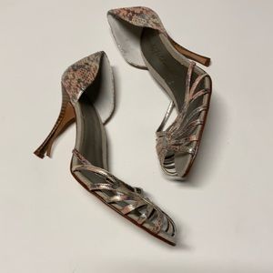 Beverly Feldman High Heels Strappy Sandals 10